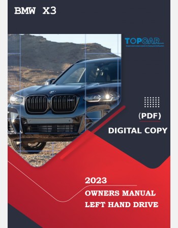 2023 bmw x3 owners manual